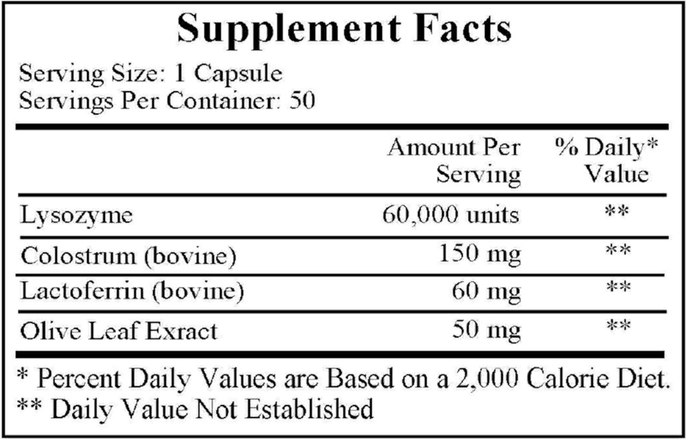Nutricillin, 50 Capsules