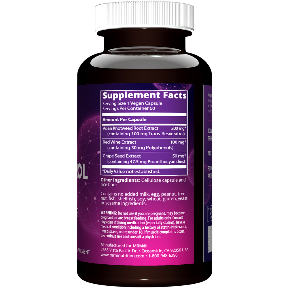 Resveratrol, 60 capsules