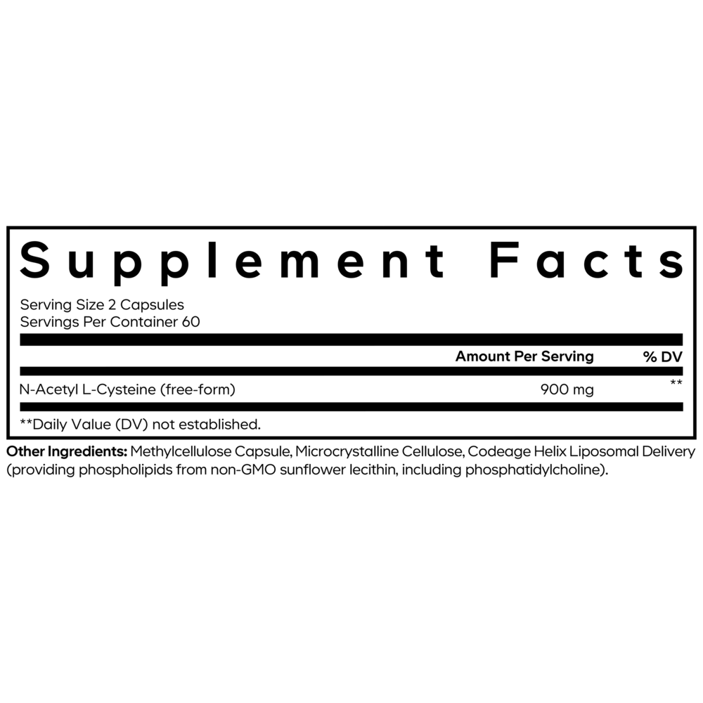 Liposomal NAC, 120 Capsules