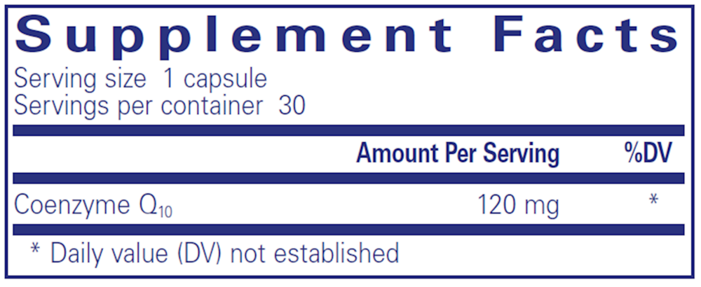 CoQ10 120 mg , Pure