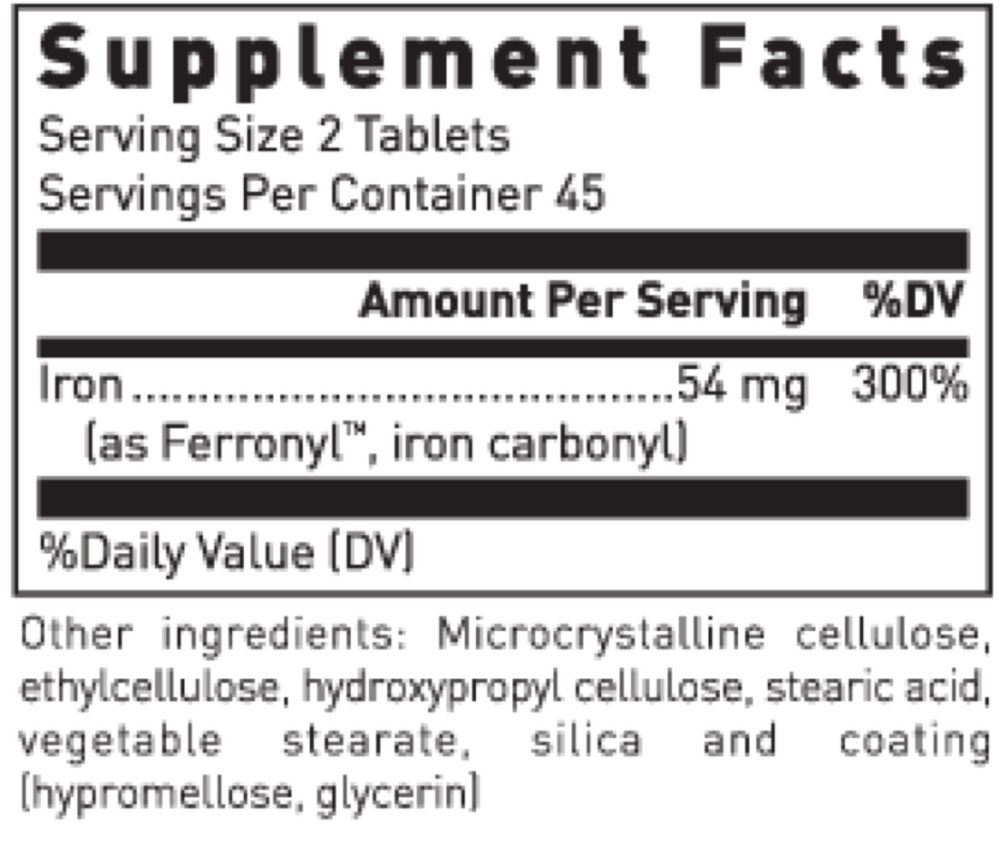 Timed Release Iron, 90 Tablets