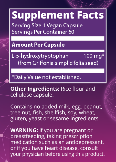 5-HTP 100mg, 60 capsules