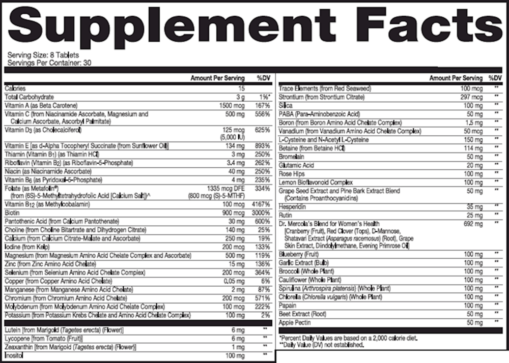 Whole Food Multivitamin Plus, 240 Tablets