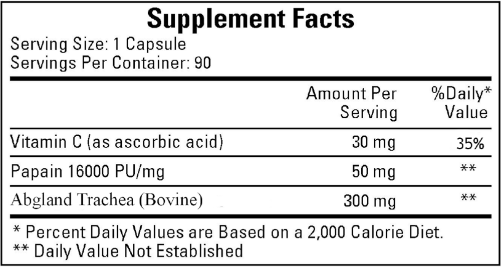 Mucopolysaccharide Concentrate, 90 Capsules