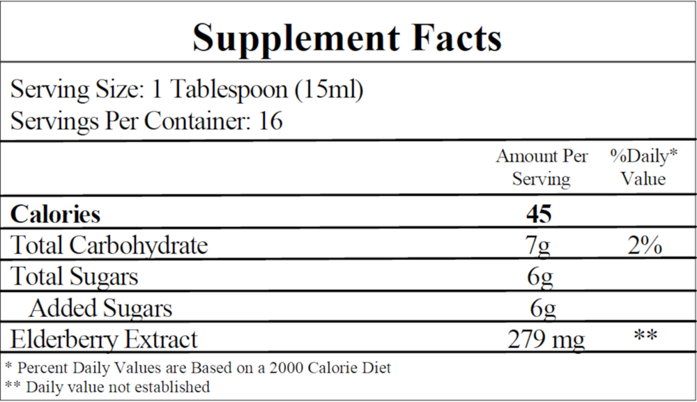 Black Elderberry Extract, 237 mL Liquid