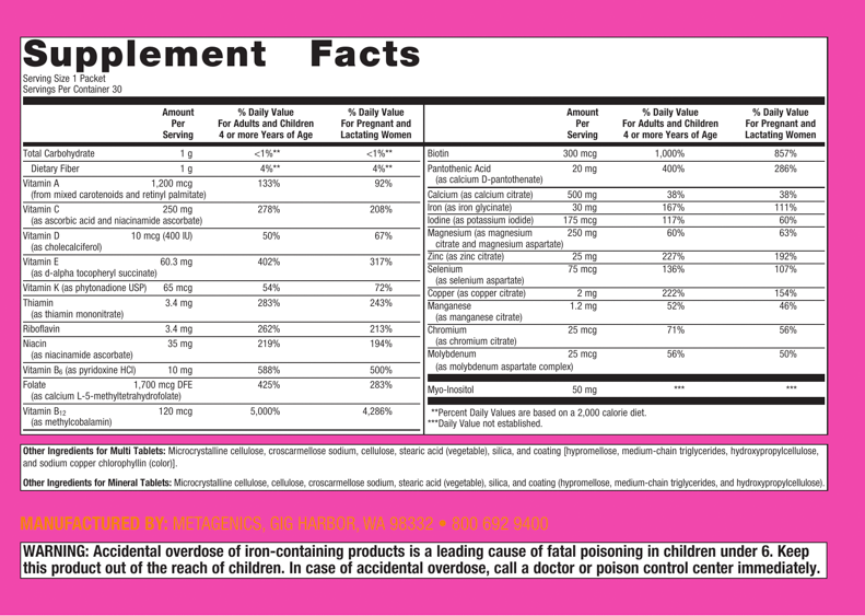 Fem Prenatal®, 30 Packets , Emersons Emersons-Alt Form_Packets
