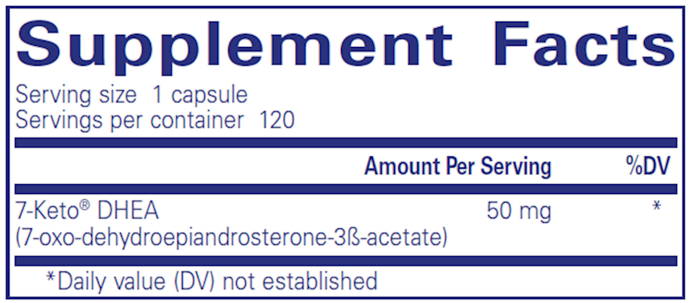 7-KETO� DHEA 50 mg , Pure