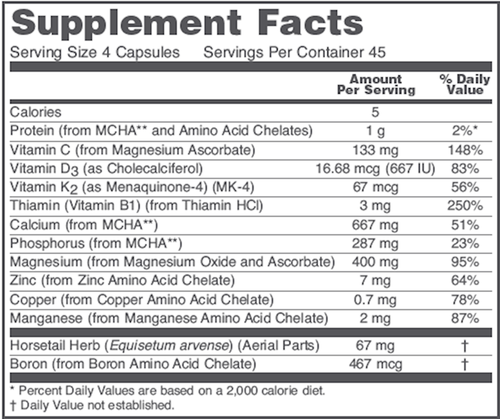 Bone Support Formula, 180 Capsules , Brand_Protocol for Life Balance capsules Form_Capsules Requires Consultation Size_180 Capsules