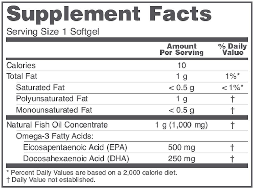 Ultra Omega-3 500EPA/250DHA, 180 Softgels , Brand_Protocol for Life Balance Form_Softgels Requires Consultation Size_180 Softgels softgels