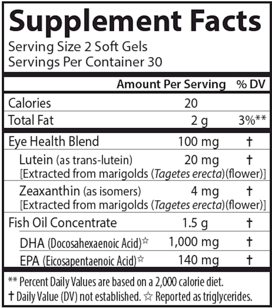 Super DHA & Lutein, 60 Softgels
