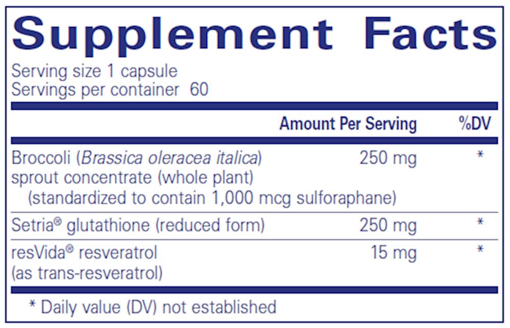 Nrf2 Detox, 60 Capsules , Brand_Pure Encapsulations caps Emersons