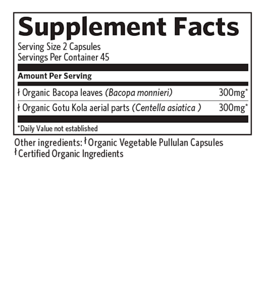 Memory, 90 capsules , Ayurveda Brand_Organic India Form_Capsules