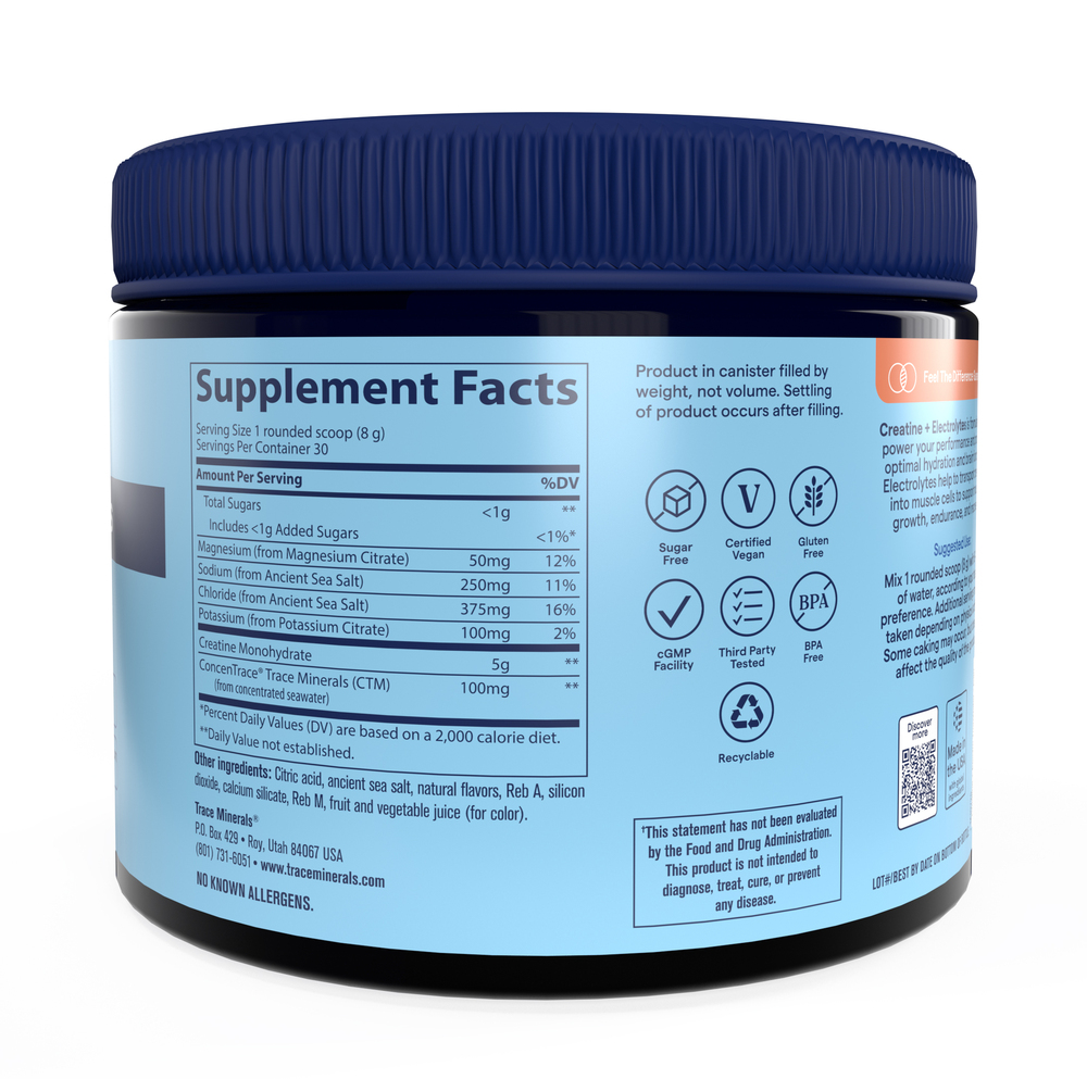 Hydro Pak Creatine + Electrolytes, Tropical Watermelon Flavor, 240 g Powder