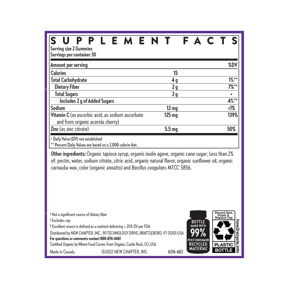 Immune Defense Vitamin C+ Gummy, Citrus, 60 gummies