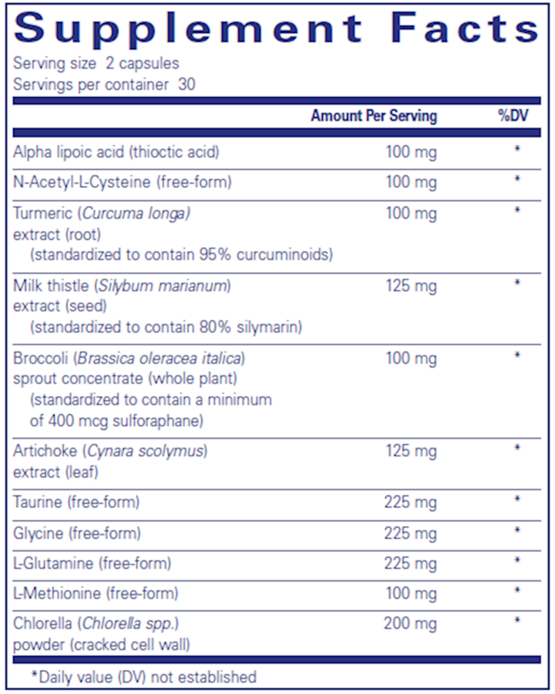Liver-G.I. Detox, 60 Capsules , Brand_Pure Encapsulations caps Emersons