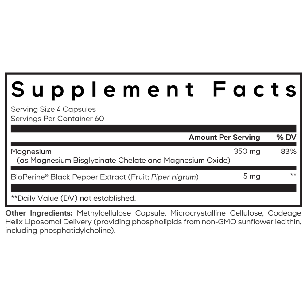 Liposomal Magnesium Glycinate, 240 Capsules