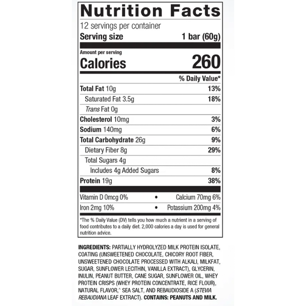 Ultra Protein, Peanut Butter Flavor, 12 Bars , Emersons Emersons-Alt