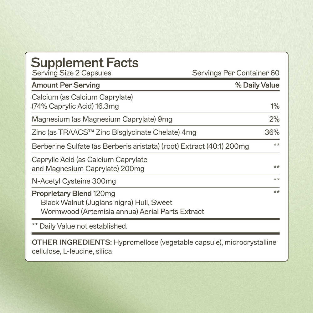 Amy Myers MD Microb-Clear - supplement facts