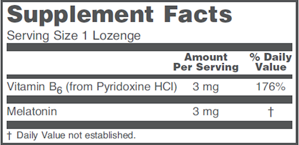 Melatonin 3mg, 120 Lozenges , Brand_Protocol for Life Balance Form_Lozenges lozenges Requires Consultation Size_120 Lozenges