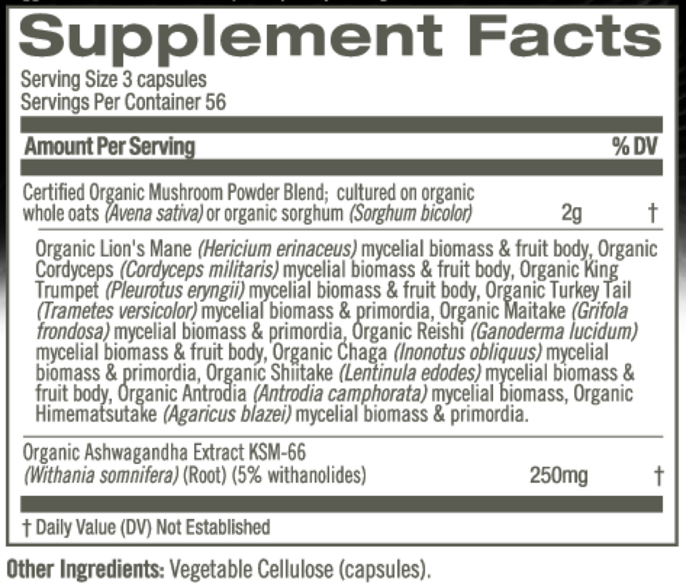 Mushroom Master Blend, 168 Capsules , Form_Capsules
