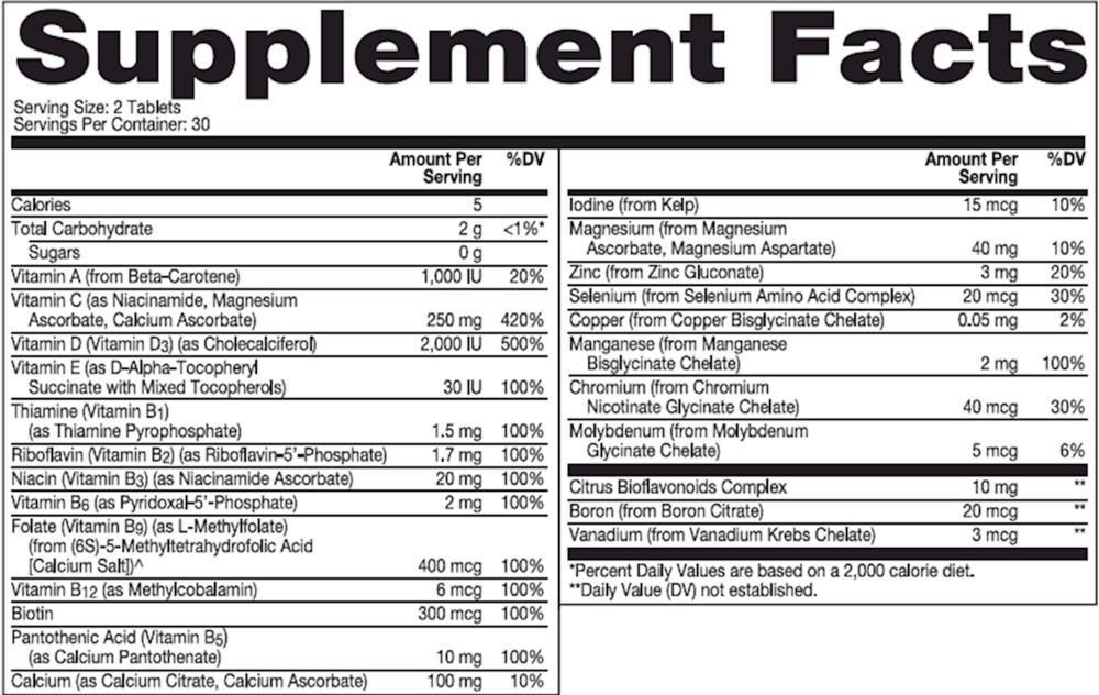 Childrens Chewable Multivitamins, 60 Chewable Tablets