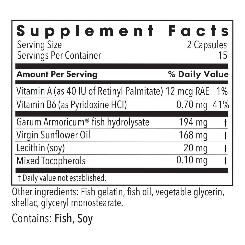 Allergy Research Group Stabilium 200 - supplement facts label