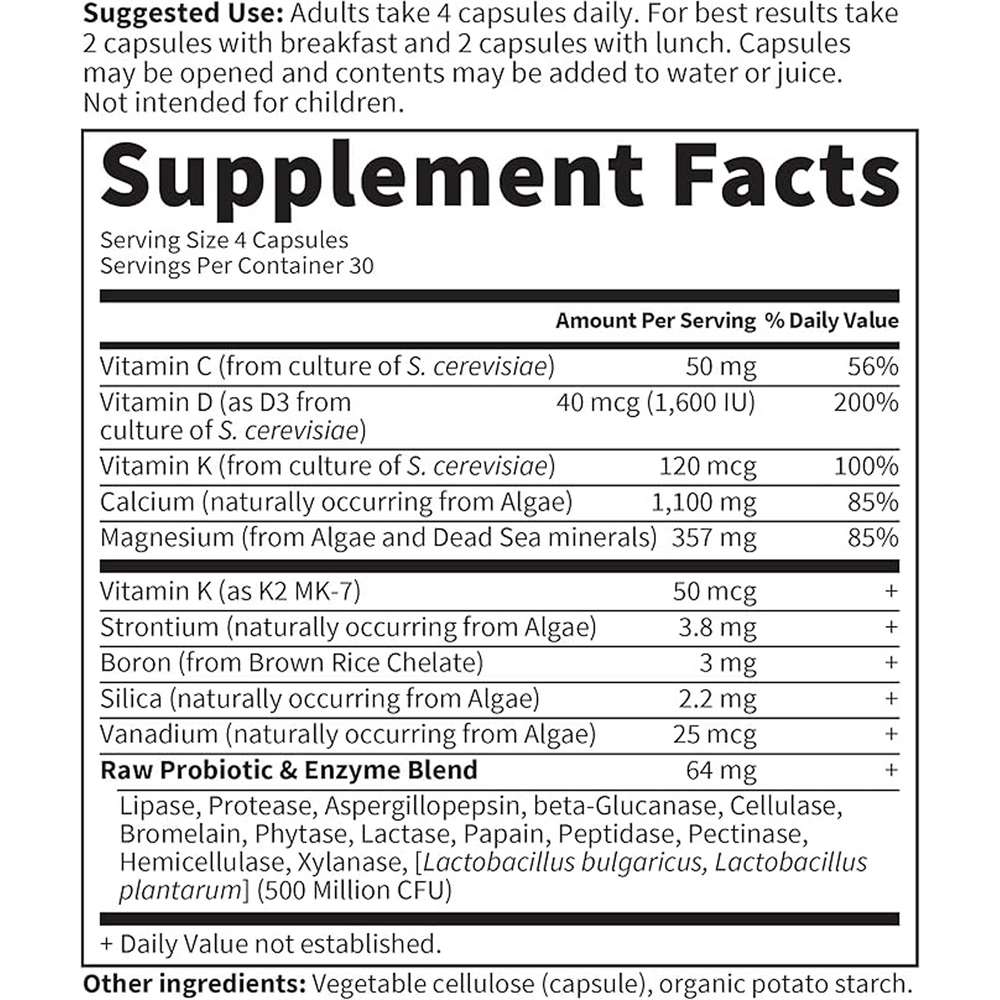 Vitamin Code®️ RAW Calcium™️, 120 Capsules