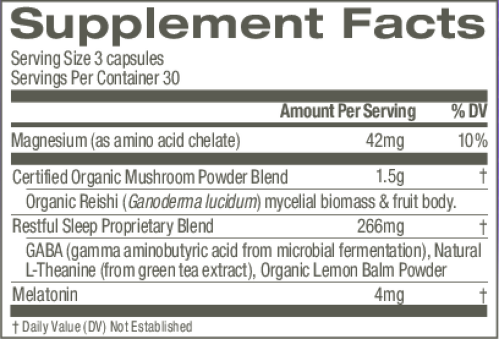 Sleep Mushroom Superfood, 90 capsules , Form_Capsules