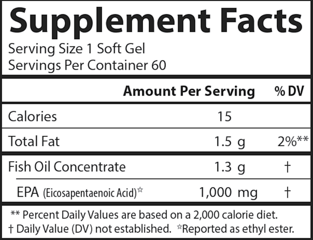 Elite EPA Gems, 60 Softgels