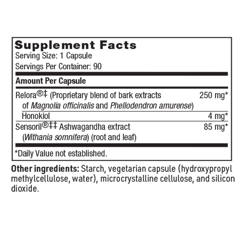 Calm Support (Cortisol Management), 90 Capsules