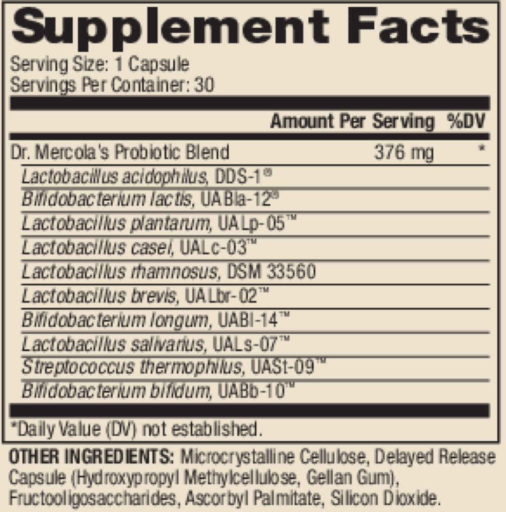 Complete Probiotics, 30 Capsules