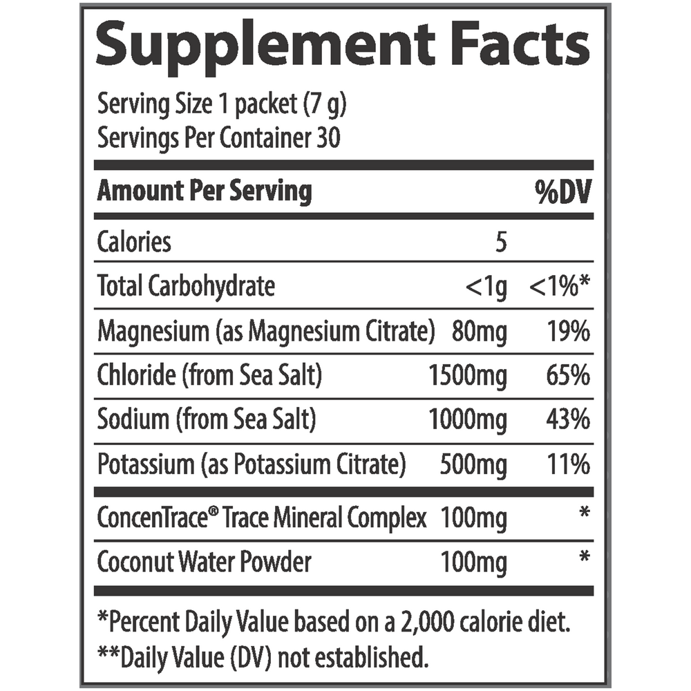 ZeroLyte Salty Berry Lemonade, 30 Packets