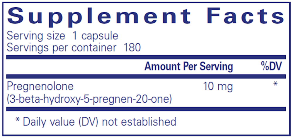 Pregnenolone 10 mg , Pure