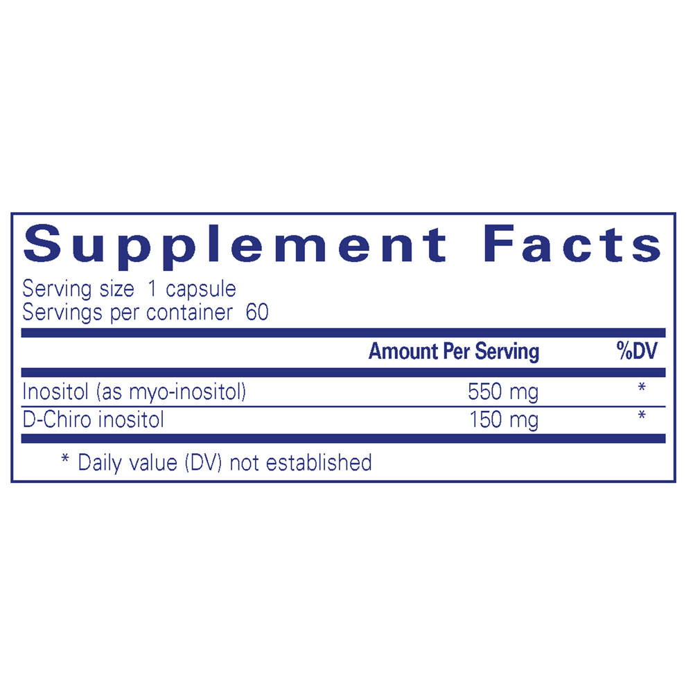 Inositol Complex, 60 Capsules , Brand_Pure Encapsulations Form_Capsules Requires Consultation Size_60 Capsules