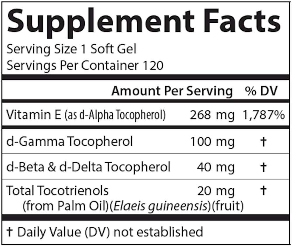 E-Gems Elite Natural Vitamin E, 400 IU, 120 Softgels