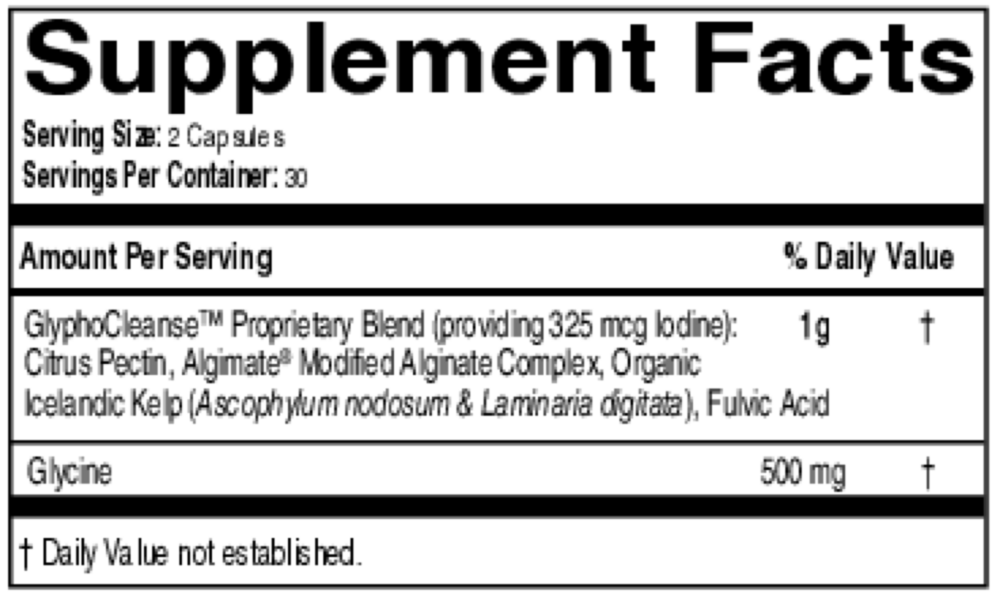 GlyphoDetox, 60 Capsules