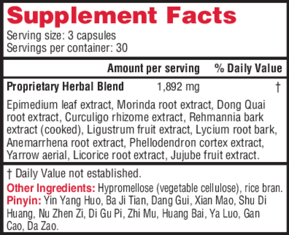 Three Immortals, 90 Capsules