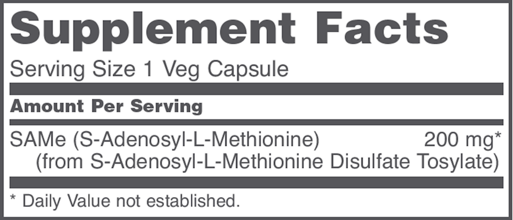 SAM-E 200mg, 60 Capsules , Brand_Protocol for Life Balance capsules Form_Capsules Requires Consultation Size_60 Capsules