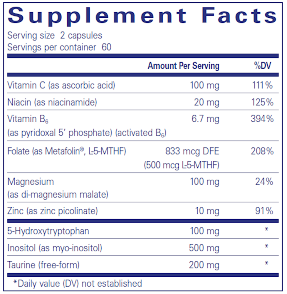 SeroPlus, 120 Capsules , Brand_Pure Encapsulations caps Emersons