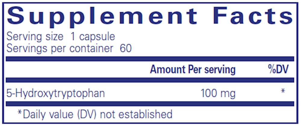 5-HTP (5-hydroxytryptophan) 100 mg , Pure
