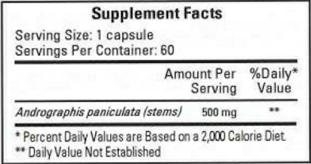 Restenoril (Andrographis 4:1), 60 Capsules