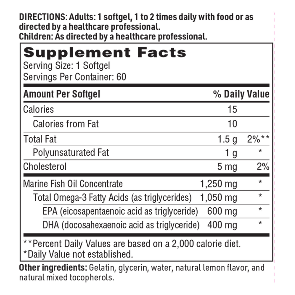 EICOSAMAX® 1000, 60 Softgels