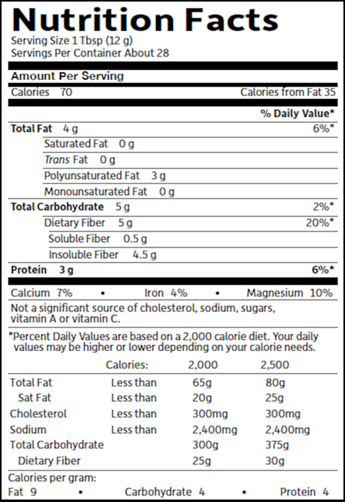 RAW Fiber™ Organic Powder, 12 oz Packet