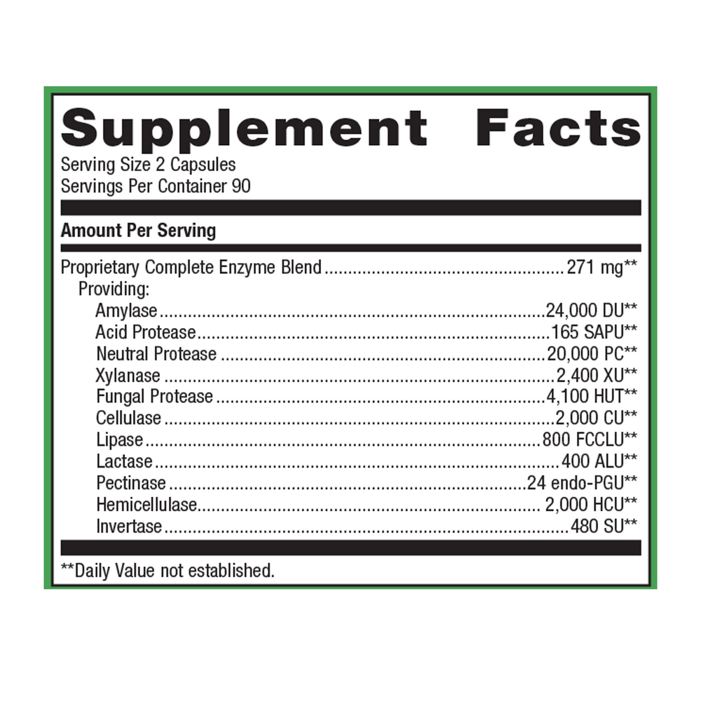 SpectraZyme® Complete, 180 Capsules , caps Emersons Emersons-Alt Form_Capsules