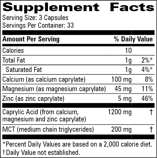 Caprylate Complex, 100 Capsules , Brand_Progressive Labs capsules Form_Capsules Requires Consultation Size_100 Capsules