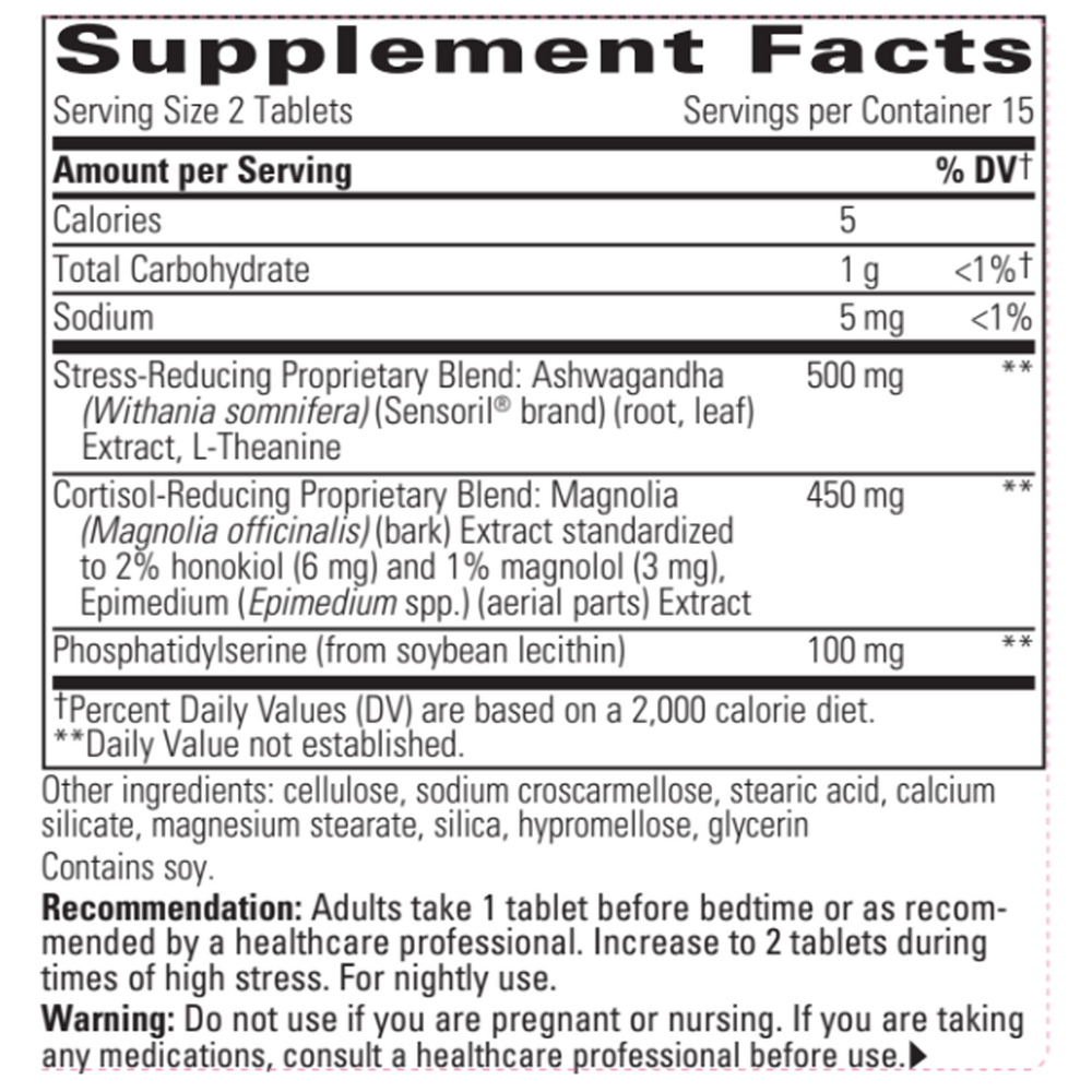 Cortisol Manager, 30 Tablets