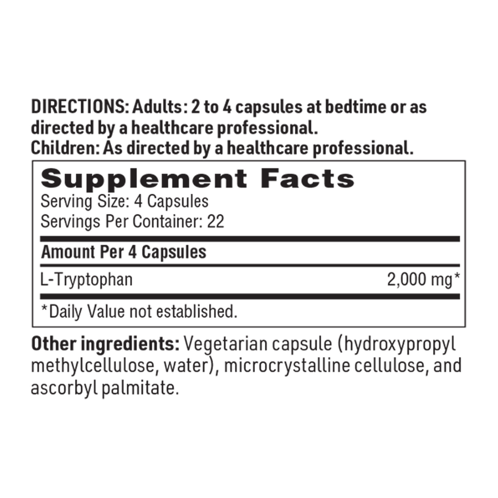 L-Tryptophan, 90 Capsules