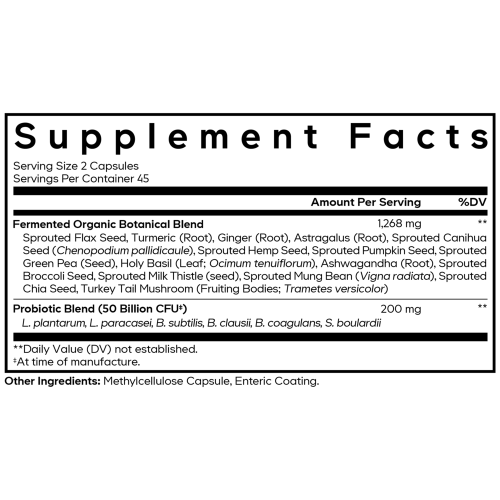 SBO Probiotic 50, 90 Capsules
