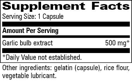 Garlic 500mg, 100 Capsules , Brand_Progressive Labs capsules Form_Capsules Requires Consultation Size_100 Capsules