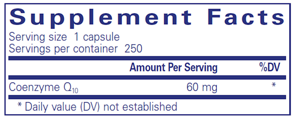 CoQ10 60 mg , Pure